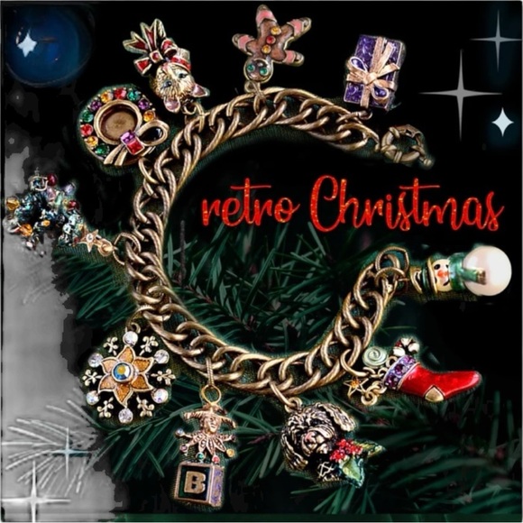 Sweet Romance USA Jewelry - Sweet Romance Christmas Carol Charm Bracelet Charming Charms